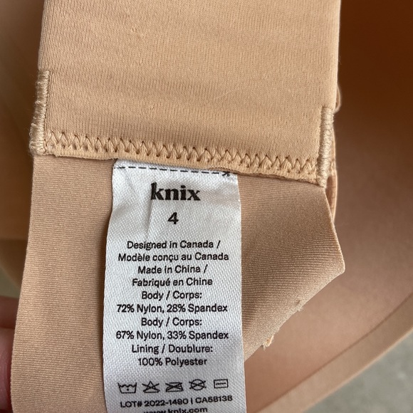 Knix Wingwoman Contour Bra Size 4 Nude Beige C or D Cup - Picture 7 of 8